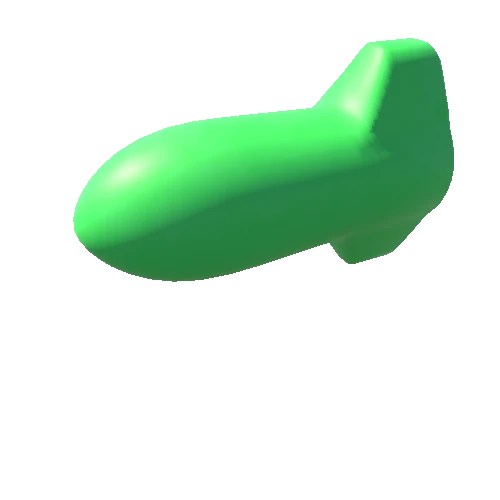 green foam earplug